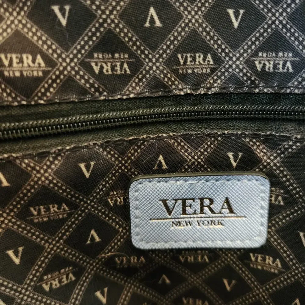 NWT Vera New York Satchel Crossbody Bag Style Dahlia 15.5 W 9.5